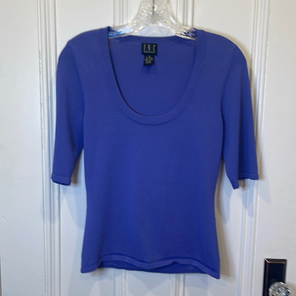 INC International Concepts Women's scoop Neck Top  Size M